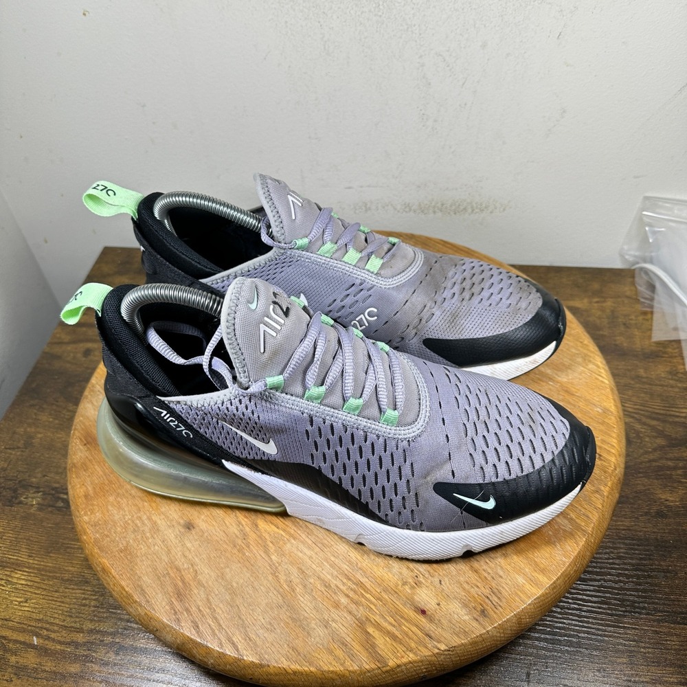 Nike Air Max 270 Men's Gray Mint Running Shoes Size 9 CJ0520-001